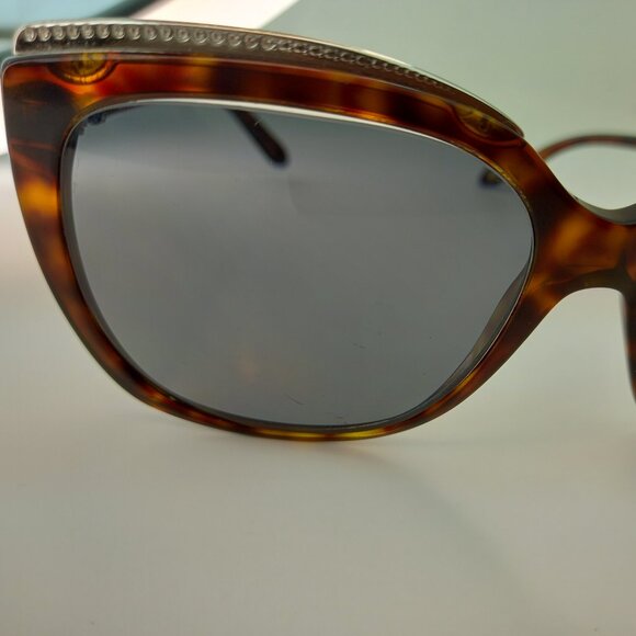 Tiffany & Co. Tortoise Shell Sunglasses with Silver Accents - Picture 7 of 12